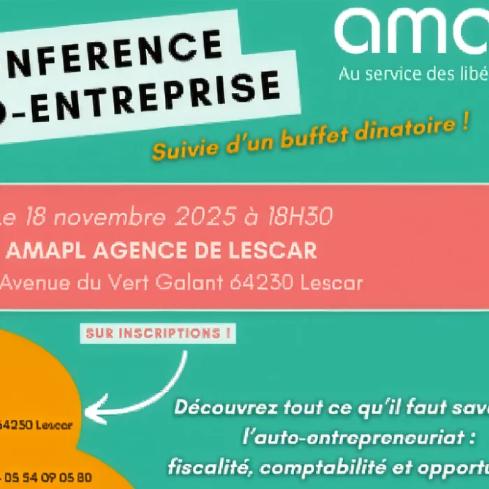 Conférence spéciale Auto-Entrepreneur à Lescar